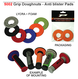 PROGRIP protiotlakové krytky na gripy PG5002 barva šedá (PG5002GN) (5002-108)