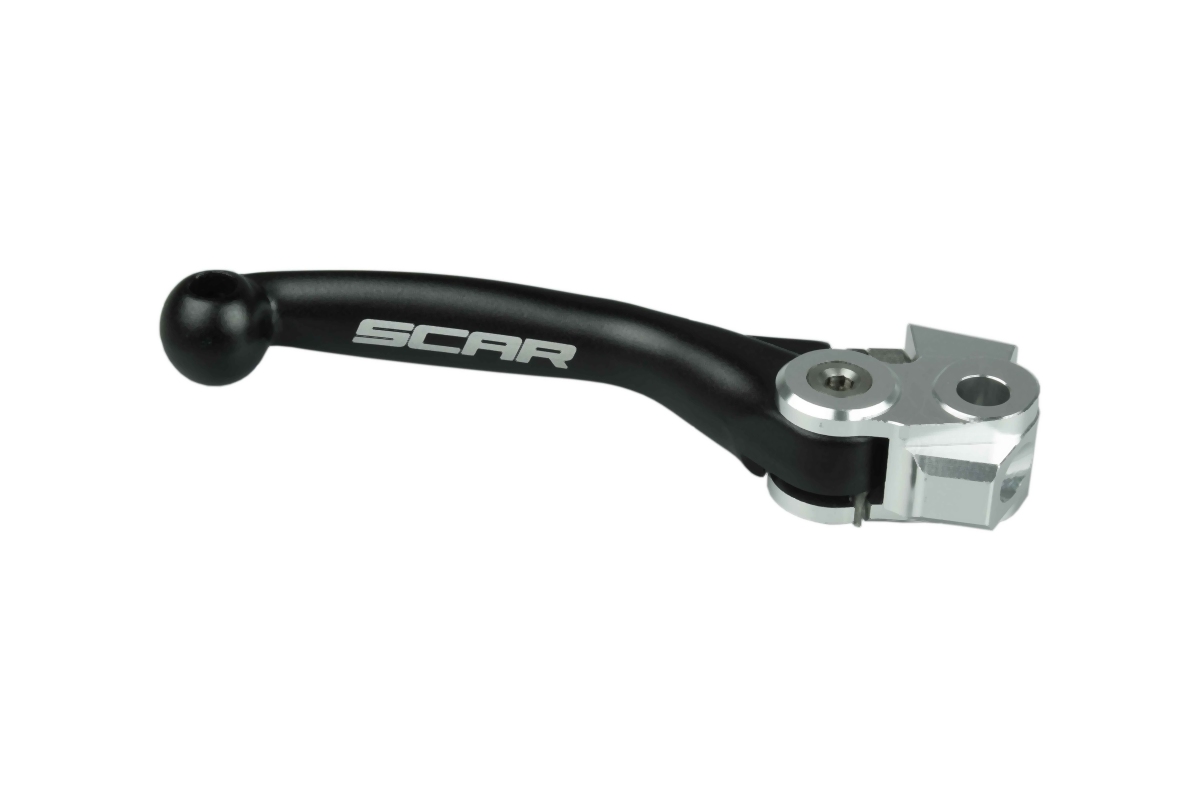 SCAR závodní výklopná brzdová páčka chybíTEC GAS GAS MC 125 / 250 23-25, MC 250F 23-25, MC 450F 23-25, EC 250 / 300 21-25, HUSQVARNA TE FE 22-25 barva černá