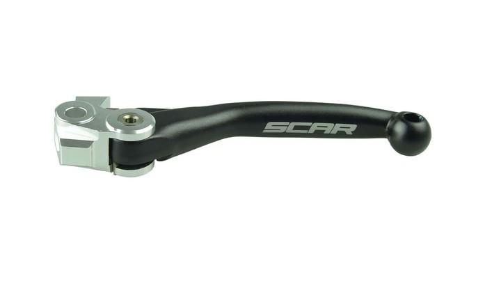 SCAR závodní výklopná spojková páčka chybíTEC GAS GAS MC 125 / 250 23-25, MC 250F 23-25, MC 450F 23-25, EC 250 / 300 21-25, HUSQVARNA TE FE 22-25 barva černá