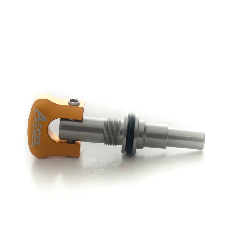 ACCEL seřizovací šroub pro napnutí pružiny výfukového ventilu KTM SX 85 18-20, 125/150 16-20, 250 03-20, EXC 250/300 04-18, HUSQVARNA TC 85 18-20, TC