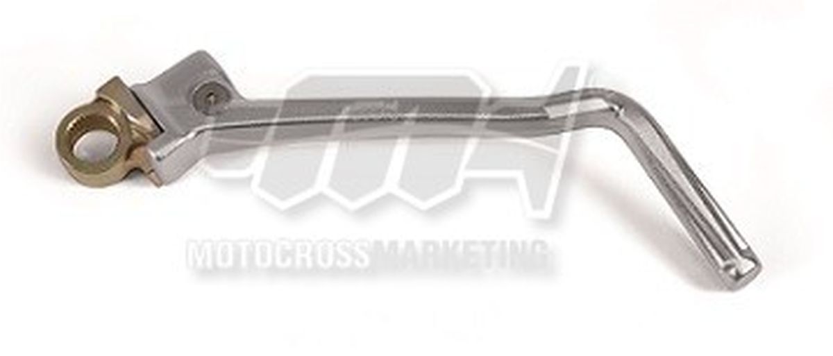 M.C. startovací páka hliníková barva stříbrná KTM EXC 125 12-16, SX 125/150 12-15, EXC 200 12-16 (M.C. startovací páka hliníková barva stříbrná KTM)