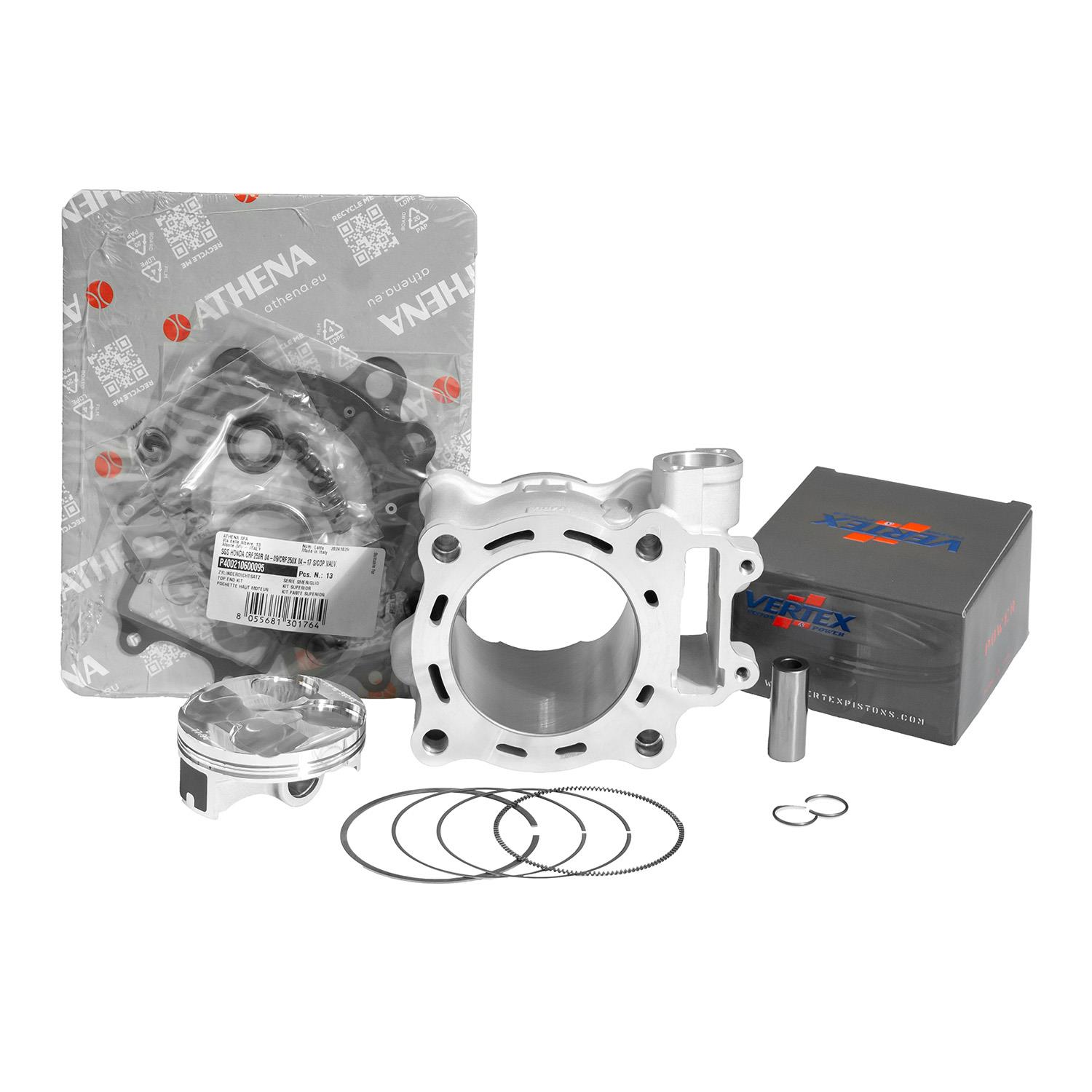 PROMX kompletní válec (CYLINDER + píst PROX + těsnění TOP-END ATHENA ) HONDA CRF 250 R 08-09 STANDARD 78,00 mm