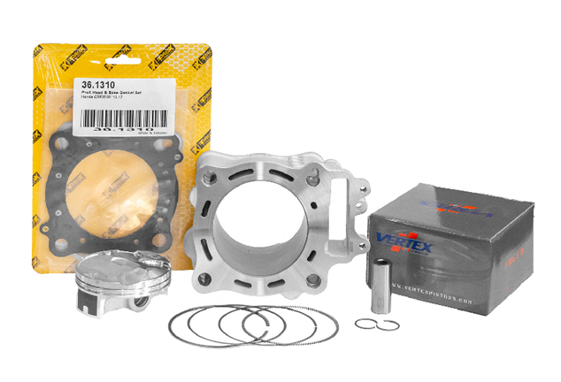 Levně PROMX kompletní válec (CYLINDER + píst VERTEX + těsnění TOP-END PROX) HONDA CRF 250 R 10-13 STANDARD 76,80 mm (PROMX kompletní válec (CYLINDER + píst)