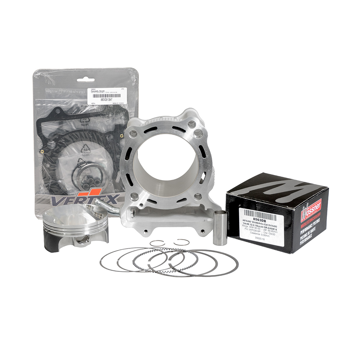 PROMX complete cylinder kit (CYLINDER + piston + top end) SUZUKI LTZ 400 '03-'09, DRZ 400 '00-'09 STANDARD 90mm