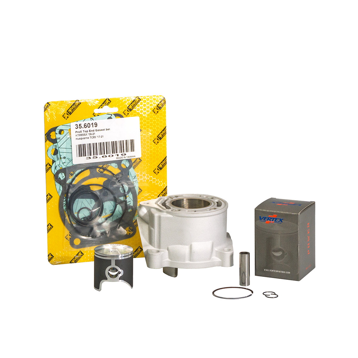 PROMX kompletní válec (CYLINDER + píst + top end) KTM SX 65 09-23, HUSQVARNA TC 65 17-23, GAS GAS MC 65 21-23 (STD. BORE 45mm) (50005-K01) (PROMX)