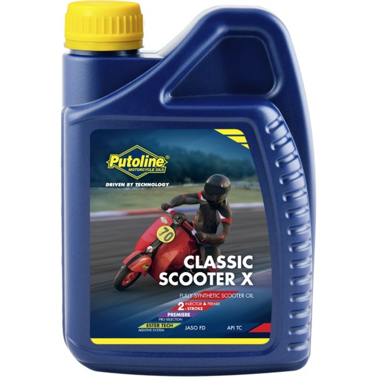 PUTOLINE 2T směsný olej CLASSIC SCOOTER X 1L (AKC) (PUTOLINE 2T směsný olej CLASSIC SCOOTER X 1L (AKC))