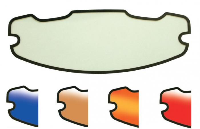 PROGRIP inner visor PG3000 for helmet (ANTIFOG) color red (adhesive universal) CLEARANCE