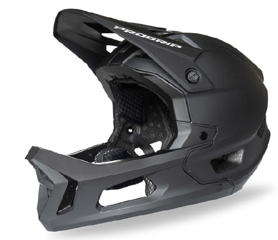 PROGRIP helma cyklistická PG3060 MTB / E-BIKE GUARDIAN FULL FACE barva černá MATT rozměr S (55/56cm)