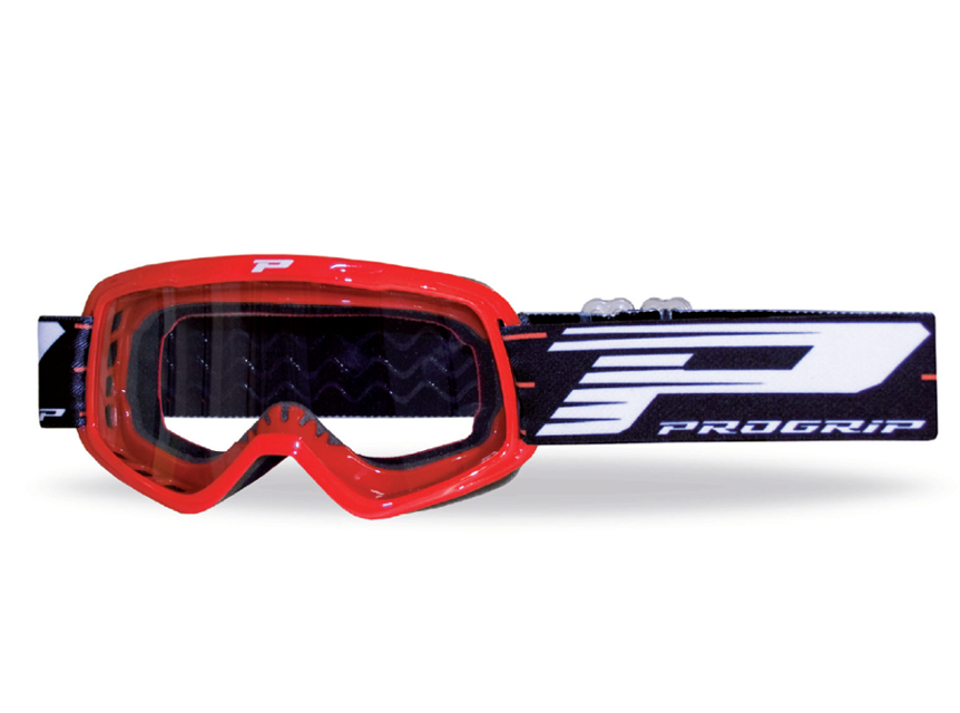 PROGRIP brýle PG3101-107 ATZAKI CH KID dětské barva červená (plexi PG3113CH čirá 1MM dvojitá, NO FOG, ANTI UV) (3101-107 CH) (PROGRIP brýle)