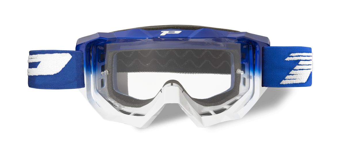 PROGRIP goggles PG3200-131 TR VENOM color blue/white (lens PG3210 ANTISCRATCH, NO FOG, ANTI UV) (3200-131 TR)