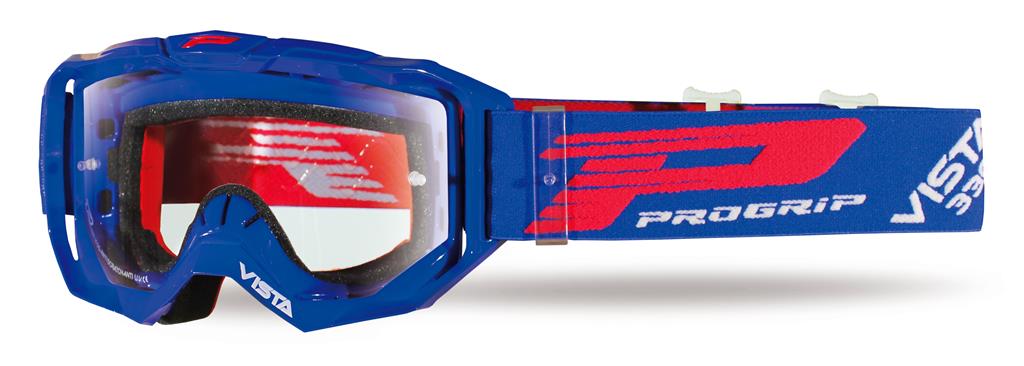 PROGRIP brýle PG3303-104 TR VISTA barva modrá (plexi PG3310 čiré, ANTISCRATCH, NO FOG, ANTI UV + plexi PG3310 a strhávací fólie PG3370 ZDARMA) (PG3303/18BL) (3303-104 TR)