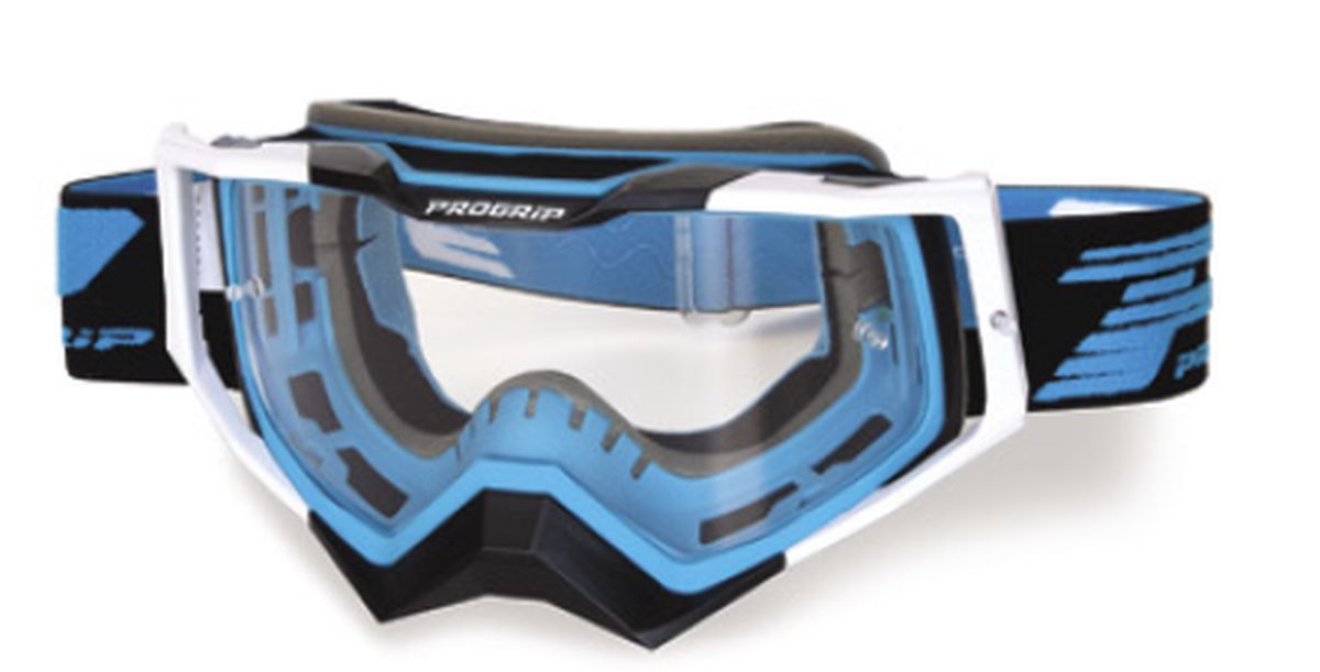 PROGRIP brýle PG3309-379 TR RAPID barva modrá/bílá (sklo PG3329 ANTISCRATCH, NO FOG) (3309-379 TR)