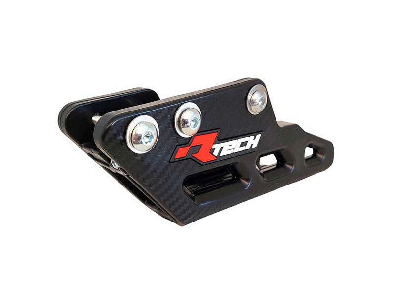 RACETECH (RTECH) 2025/12 vodítko řetězu HONDA CRF 250 / 450 R / RX / X / L 07-24 barva černá