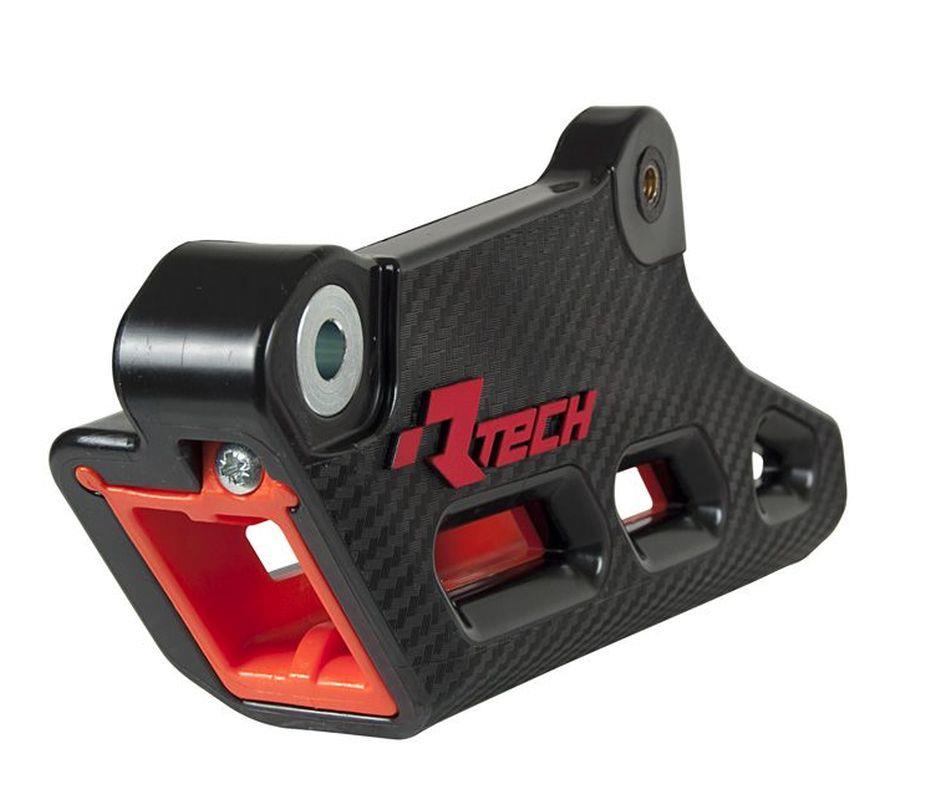 RACETECH (RTECH) vodítko řetězu KTM SX/SXF/XC-F 125/250/350/450 07-23, EXC/EXC-F/XC-W 125/250/300/350/450/500 08-23 MONOBLOCK R2.0 WORX s vyměnitelnéM