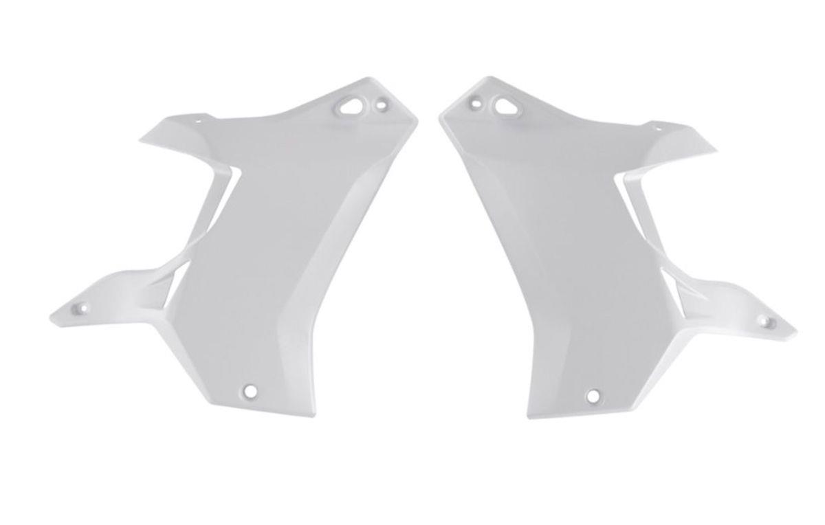 RACETECH (rtech) cooler covers (left /right) t7 revolution YAMAHA tenere 700 19-24 colour white (R-CVT7BN00024)
