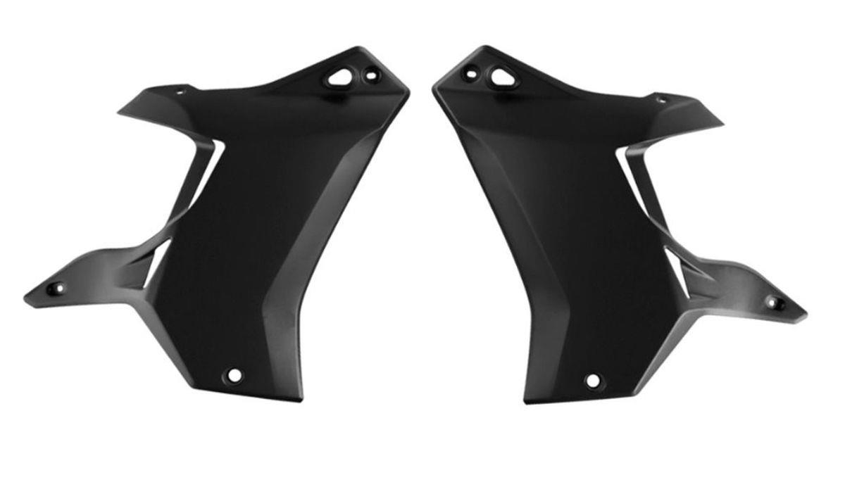 RACETECH (rtech) cooler covers (left /right) t7 revolution YAMAHA tenere 700 19-24 colour black (R-CVT7NR00024)