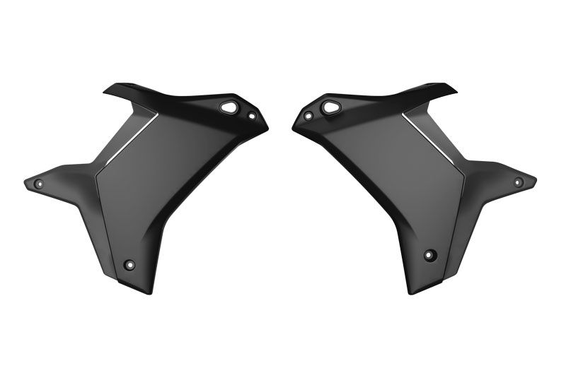 RACETECH (rtech) cooler covers (left /right) t7 YAMAHA tenere 700 25-26 colour black (R-CVT7NR00025)