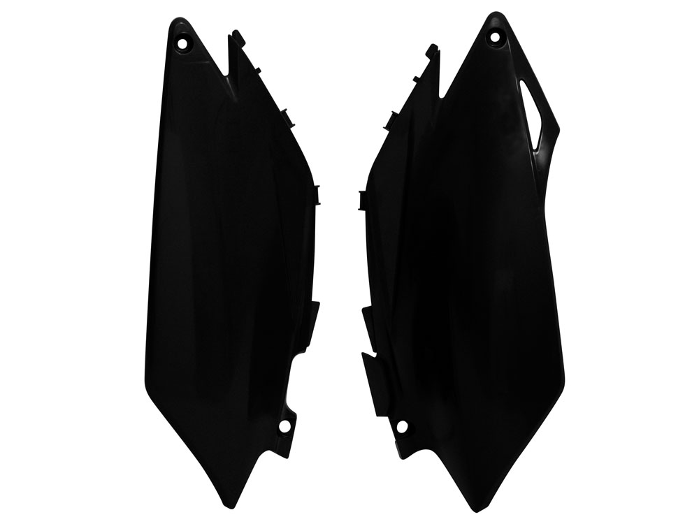 RACETECH (rtech) side plates for starting number HONDA crf 250r 11-13, crf 450r 11-12 colour black (FICRFNR0011) (HO04647001) - (R-FICRFNR0011)