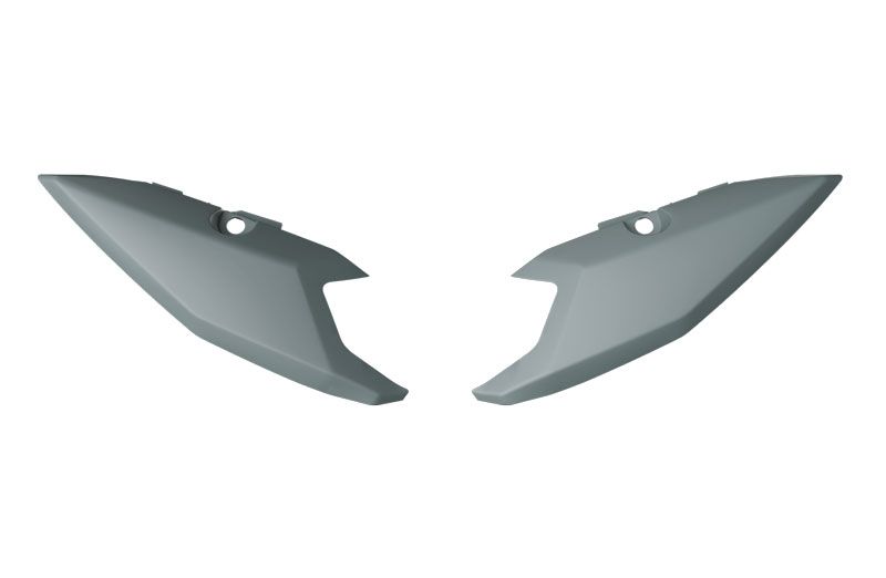 RACETECH (rtech) side plates for starting number (left/right) t7 YAMAHA tenere 700 25-26 colour grey (R-FIT7GR00025)