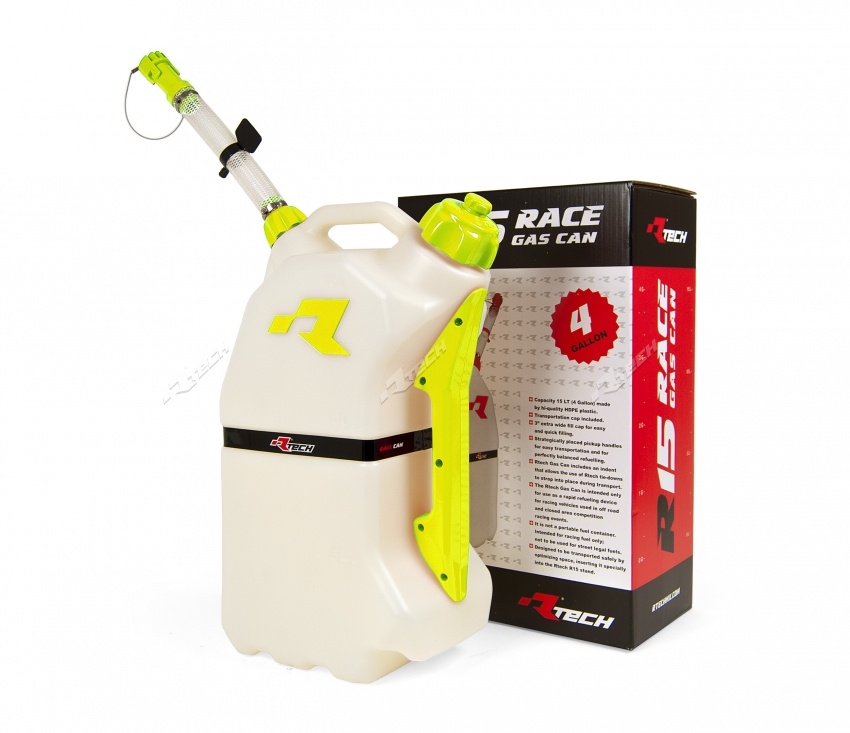 RACETECH (RTECH) kanystr pro rychlé tankování motocyklu 15L barva žlutá