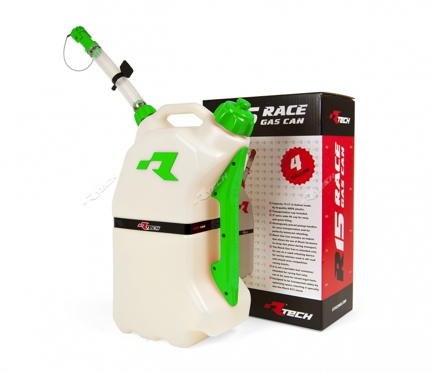 RACETECH (RTECH) kanystr pro rychlé tankování motocyklu 15L barva zelená