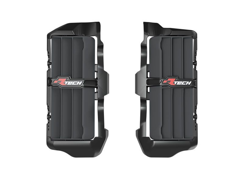 RACETECH (rtech)  enlarged cooler intake grilles BETA rr 125 / 200 / 250 / 300 X-PRO / race 25, rr 350 / 390 / 430 / 450 / 480 X-PRO / race 25, colour black (R-GRBETNR0025)