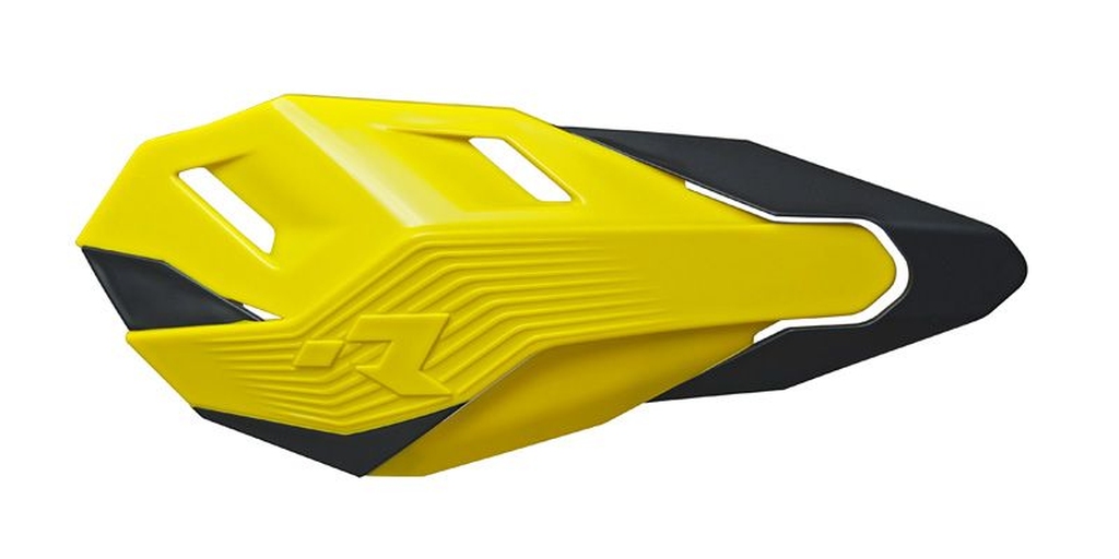 RACETECH (rtech) lever covers hp3 colour yellow black (with 2 types of handlebar and handle grips) (R-HP3ENDGINR0)
