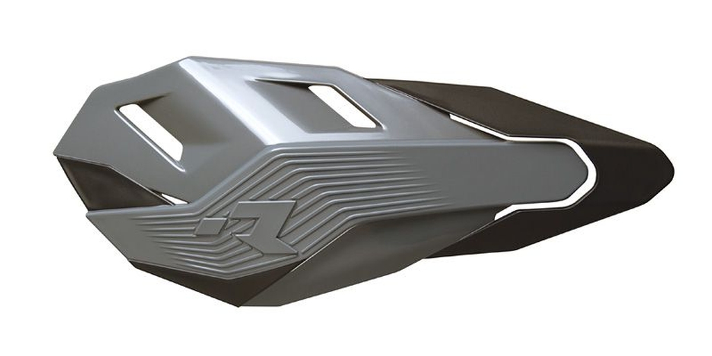 RACETECH (rtech) lever covers hp3 colour grey black (with 2 types of handlebar and handle grips) (R-HP3ENDGRNR0)
