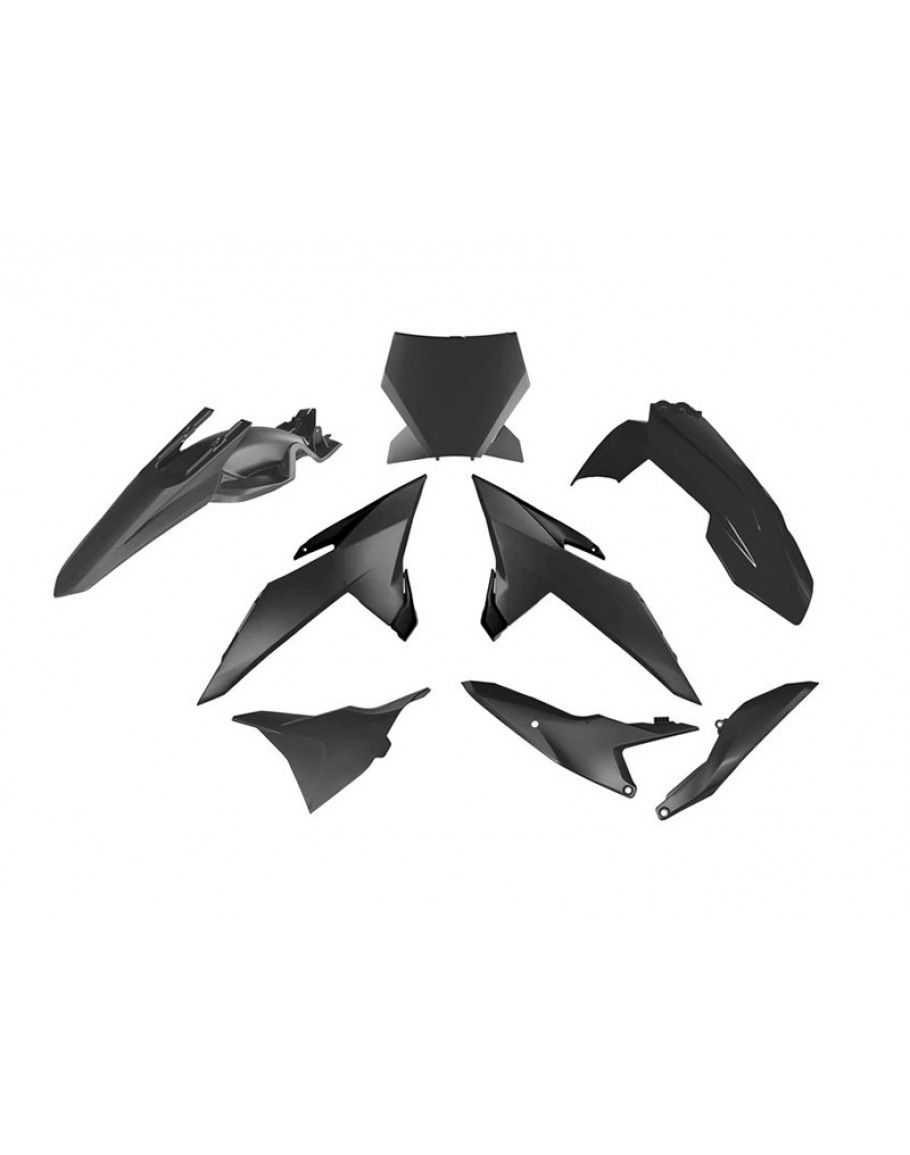RACETECH (RTECH) kompletní sada plastů KTM SX 85 25 barva černá (RACETECH (RTECH) kompletní sada plastů KTM SX 85 25 barva černá)