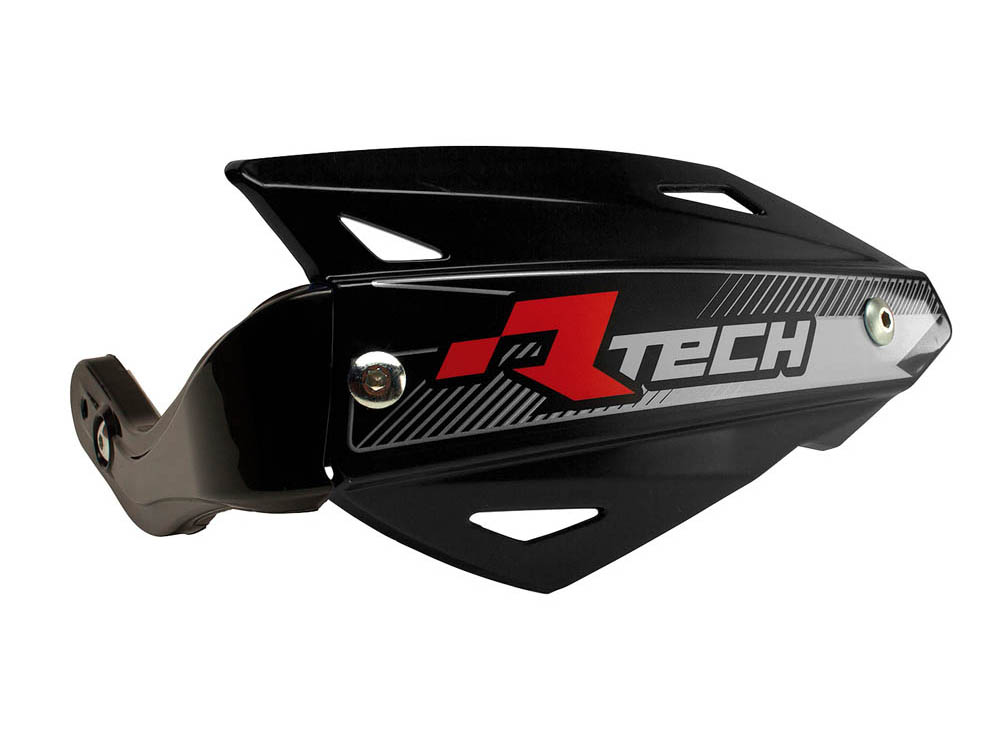 RACETECH (rtech) lever covers vertigo atv colour black (with 3 types of handlebar grips) (R-KITPMATVNR0)