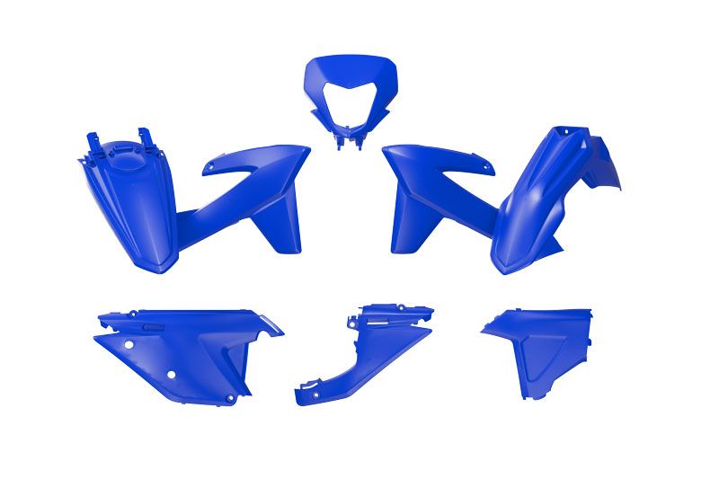 RACETECH (RTECH) 2025/12 kompletní sada plastů SHERCO SE / SEF 125 / 250 / 300 / 450 / 500 25, barva světle modrá (RACETECH (RTECH) 2025/12 kompletní)