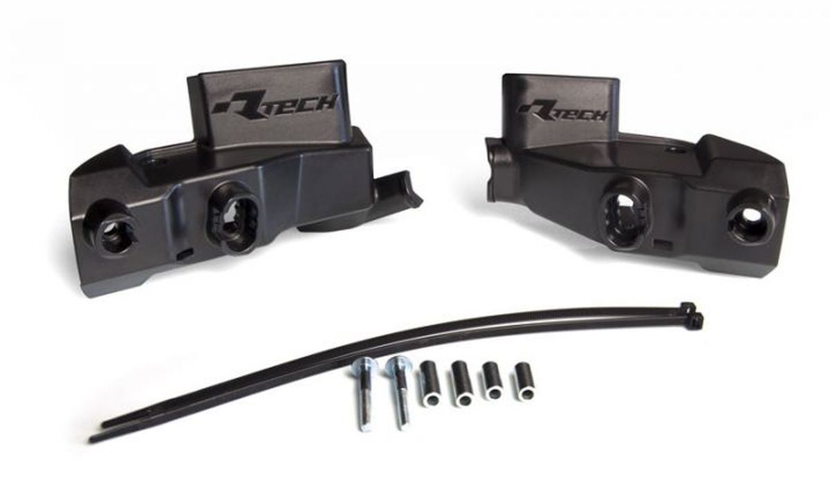 RACETECH (RTECH) montážní sada pro handbary HP1/HP2/HP3 barva černá (s kryty pump spojky a brzdy NISSIN)