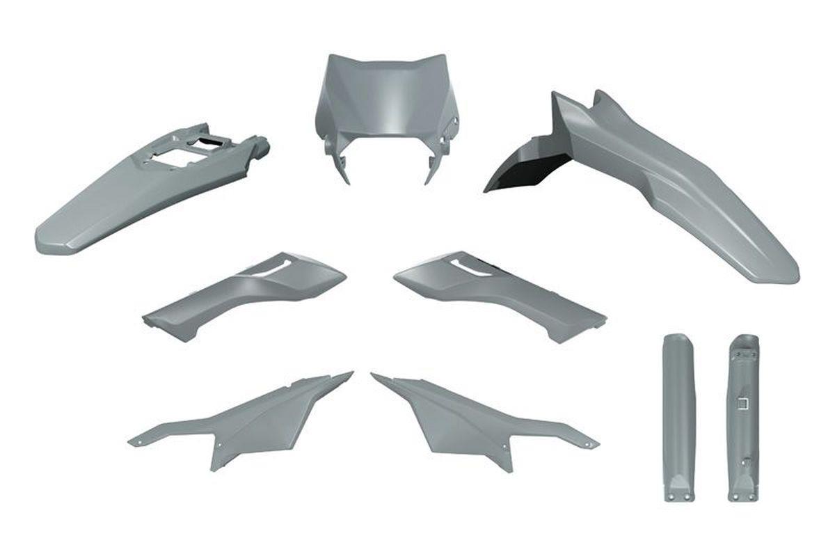 RACETECH (RTECH) kompletní sada plastů SURRON ULTRA BEE 23-25 barva šedá (RACETECH (RTECH) kompletní sada plastů SURRON ULTRA BEE 23-25 barva šedá)