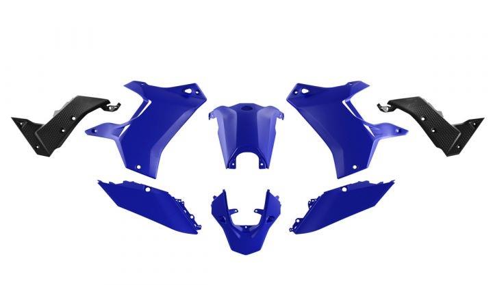 RACETECH (rtech) complete set of plastics (without front mudguard) t7 revolution YAMAHA tenere 700 19-24 paint blue/black (R-KITT70-BL2-024)
