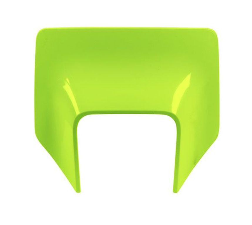 RACETECH (rtech) light cover front HUSQVARNA te/fe 17-19 colour yellow fluorescent (neon) (sample oem) (HU03387DFLU) (R-MASKHSQGF17)
