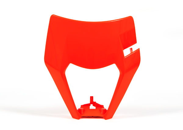RACETECH (RTECH) kryt světla přední KTM EXC/EXCF 17-19 barva oranžová fluorescenční (vzor OEM) (KT04096FFLU)