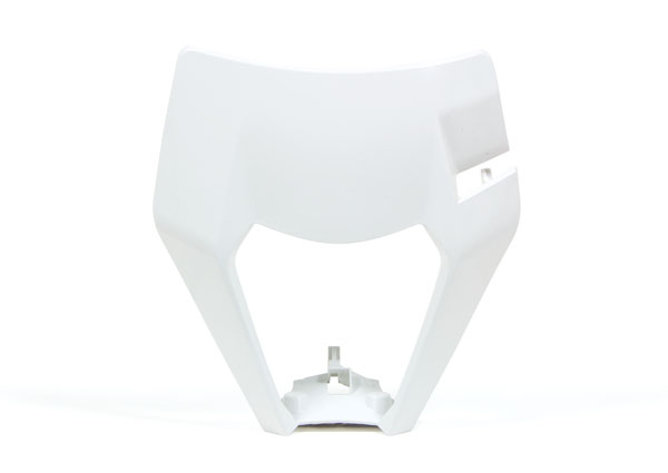 RACETECH (rtech) light cover front KTM exc/excf 17-19 colour white (sample oem) (KT04096047) (R-MASKKTMBN17)