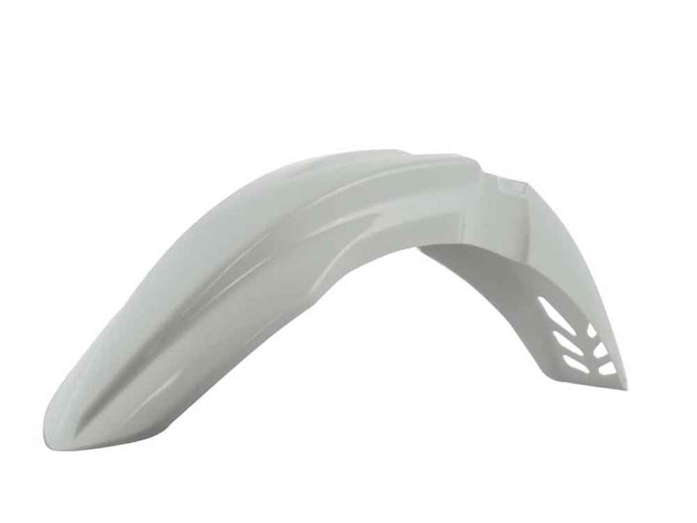 RACETECH (rtech) mudguard front KAWASAKI kxf 250/450 09-12 colour white airflow (PAKXFBN0999) (KA03796047) - (R-PAKXFBN0999)