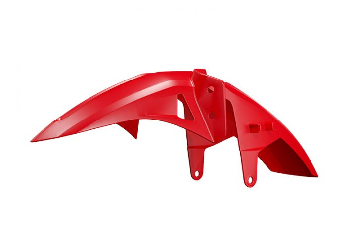RACETECH (rtech) mudguard front lower revolution YAMAHA t7 tenere 700 19-24 HONDA xl 750 transalp 23-25 colour red - w at/bypadku hondy transalp onlyfor assemblytelescope covers RACETECH (R-PAT7RS00L24)