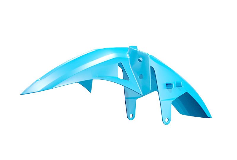 RACETECH (rtech) mudguard front lower revolution kove 800 x pro 24-25 paint bright light blue (R-PAT7VA00L24)