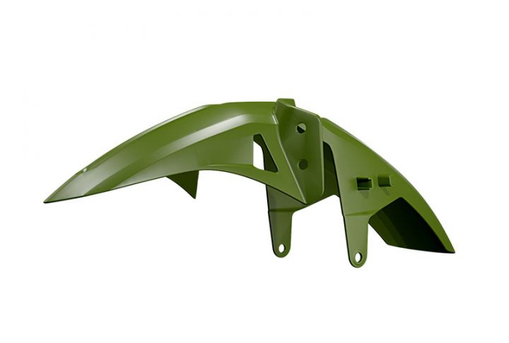 RACETECH (rtech) mudguard front lower revolution YAMAHA t7 tenere 700 19-24 HONDA xl 750 transalp 23-25 paint dark green - w at/bypadku hondy transalp onlyfor assemblytelescope covers RACETECH (R-PAT7VN00L24)