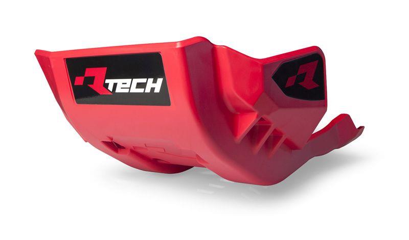 RACETECH (rtech) engine cover of technopolymer HONDA crf 450 r / rx / rwe 21-24, crf 250 r / rx 22-24 colour red (R-PMCRFRS0021)