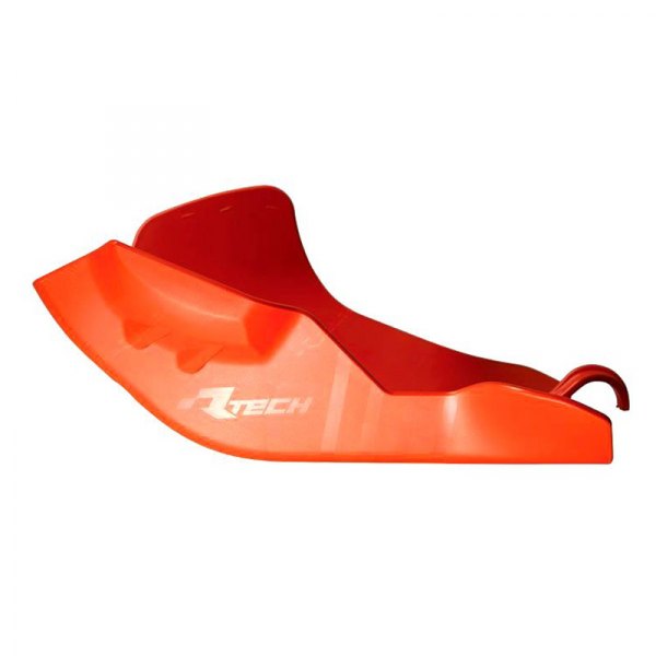 RACETECH (RTECH) kryt motoru z technopolymeru KTM SX/EXC/XC-W 250/300 17-19 barva oranžová (RACETECH (RTECH) kryt motoru z technopolymeru KTM)