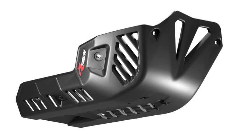 RACETECH (rtech) engine cover of technopolymer YAMAHA t7 / tenere 700 19-25, tenere world raid / t7 wr 700 22-25 colour black (R-PMT7NR00025)