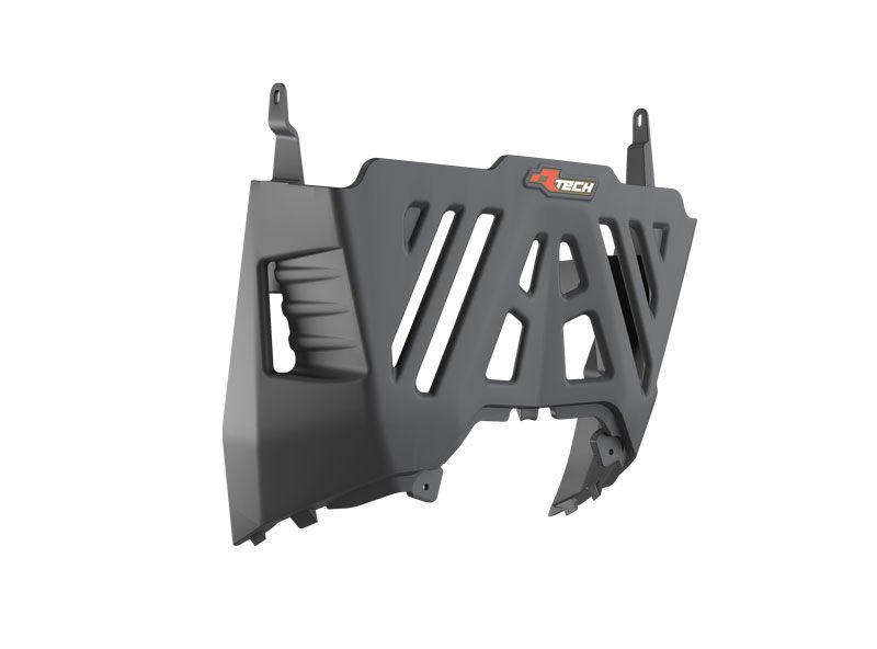 RACETECH (rtech) engine cover of technopolymer (top) YAMAHA t7 / tenere 700 25, colour black (R-PMT7NR0UP25)