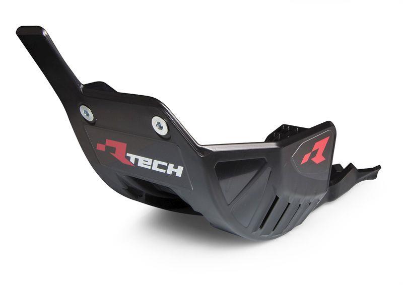 RACETECH (RTECH) 2025/12 kryt motoru z technopolymeru YAMAHA WR 250 F / 450 F (WRF) 19-23, YZF 250 19-23, YZF 450 18-22, YZ 250 / 450 19-23, FANTIC XEF / XXF 450 21-23, XEF / XXF 250 21-23 barva černá