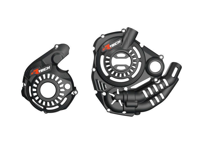 RACETECH (rtech) clutch cover and alternator YAMAHA t7 tenere 700 25, colour black (R-PRMT7NR0025)