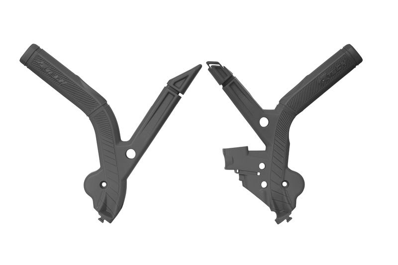 RACETECH (rtech) complete frame covers BI-MATERIAL super grip BETA rx 450 24, colour black (R-PRTBETNR003)