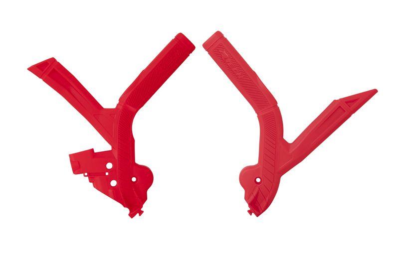 RACETECH (rtech) complete frame covers BI-MATERIAL super grip BETA rr 250 / 300 / 350 / 390 / 430 / 480 24, colour red (R-PRTBETRS002)
