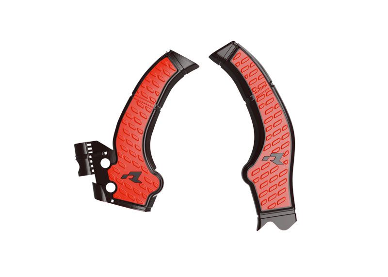 RACETECH (RTECH) complete frame guards KOVE X PRO / RALLY 800 '24-'25 color black / red
